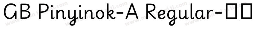 GB Pinyinok-A Regular字体转换
